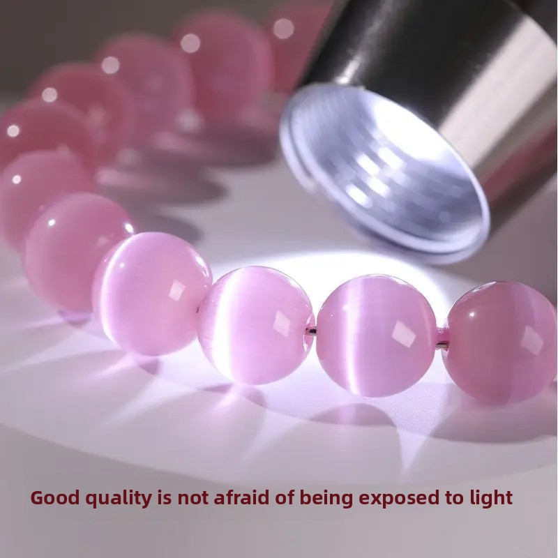 Roze Cat's Eye Stone Good Luck - Luxury Lifestyle Goods recensie en prijs